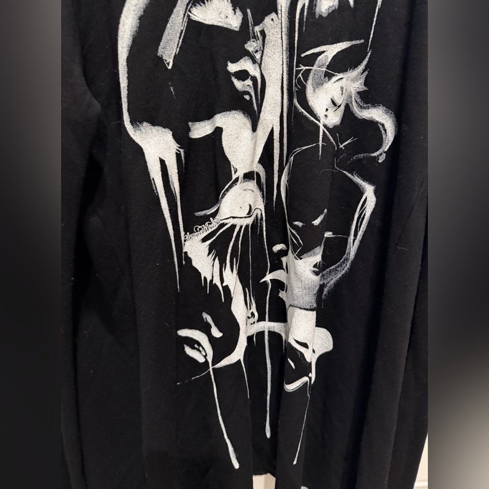 Lauren Moshi black cardigan sz M - Picture 3 of 5